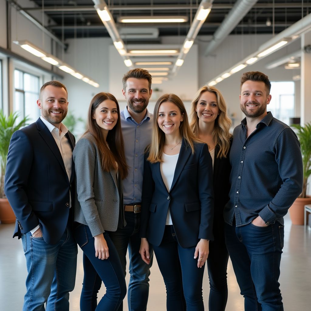 El equipo de FinanzasArg celebrando un logro.