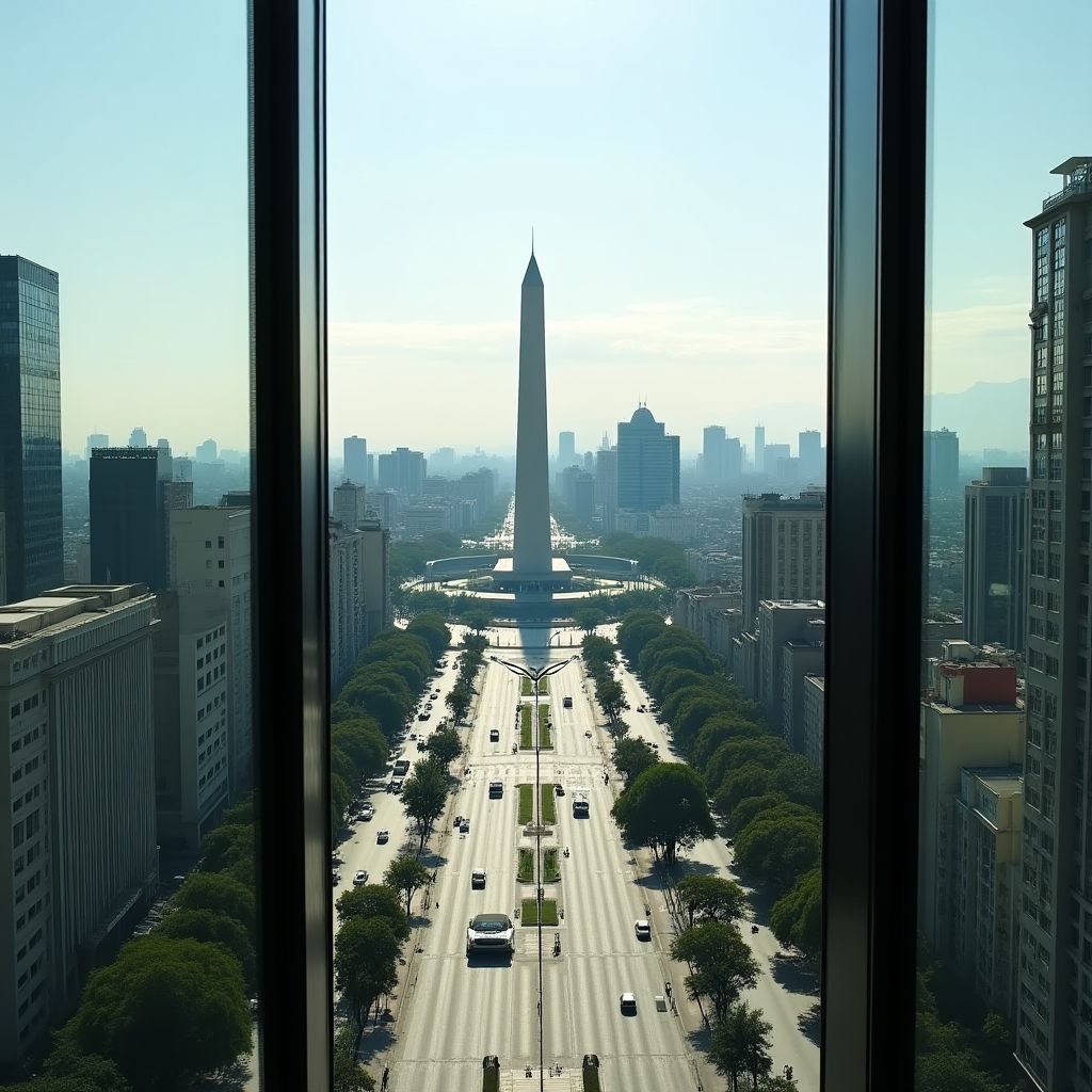 Vista desde nuestra oficina en Buenos Aires.